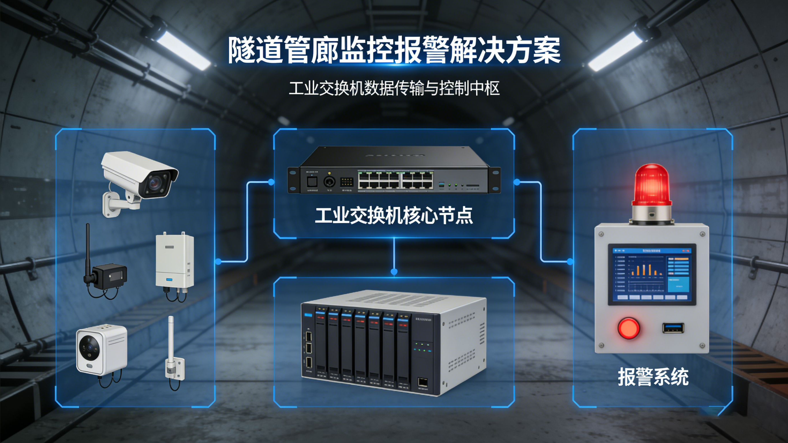 隧道管廊監控報警解決方案